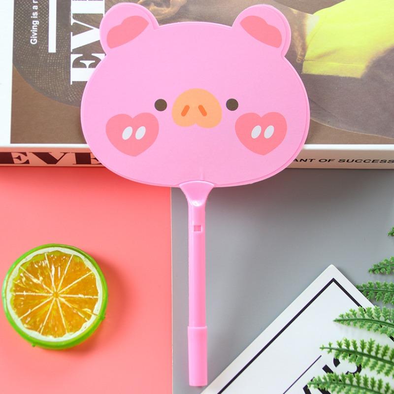 50Pcs Cartoon Creative Cute Rabbit Bear Fan Neutral Pen Creative Gift School Writing Supplies Ballpoint Pen