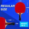 Senston Table Tennis Set with 2 1 Portable and 3 Ping Pong Balls for and Advanced Perfect for Training and Competition Rackets, Bag, Beginners,