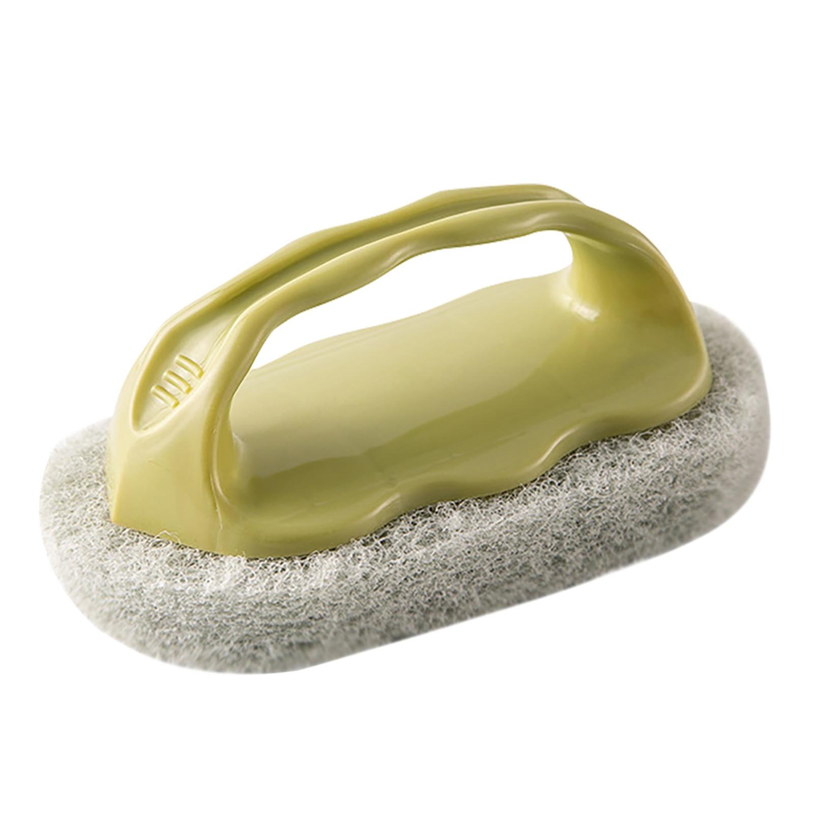 

Губка с 1 ручкой, мягкая губка-ластик для чистки ванной, плитки, кухонный инструмент One Size зелёный