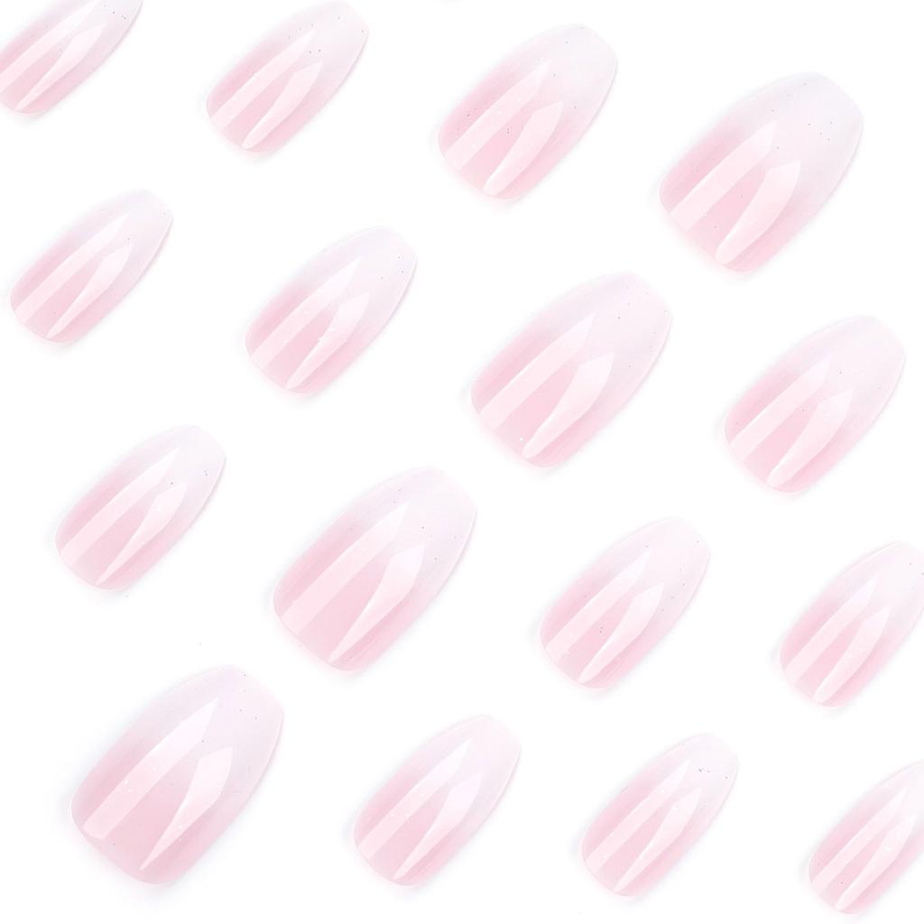 Press On Nails Ombre Glue On Nails Acrylic False Nails Kit Reusable Uv Finish Full Cover Stick On Nail for Women Gifts