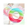 Bemerkungen Japan Regenbogen Schwimmring 80cm Strandspielzeug für Sommerurlaub, Ozean, Strand, Schwimmen, Kinder, Draußen, Farbverlauf, Instagrammable, Niedlich