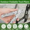 16 In 1 Multitool Plier Foldable Self Locking Multi Tool Plier Sturdy Mini Multitool Wrench for Outdoor Survival for Camping