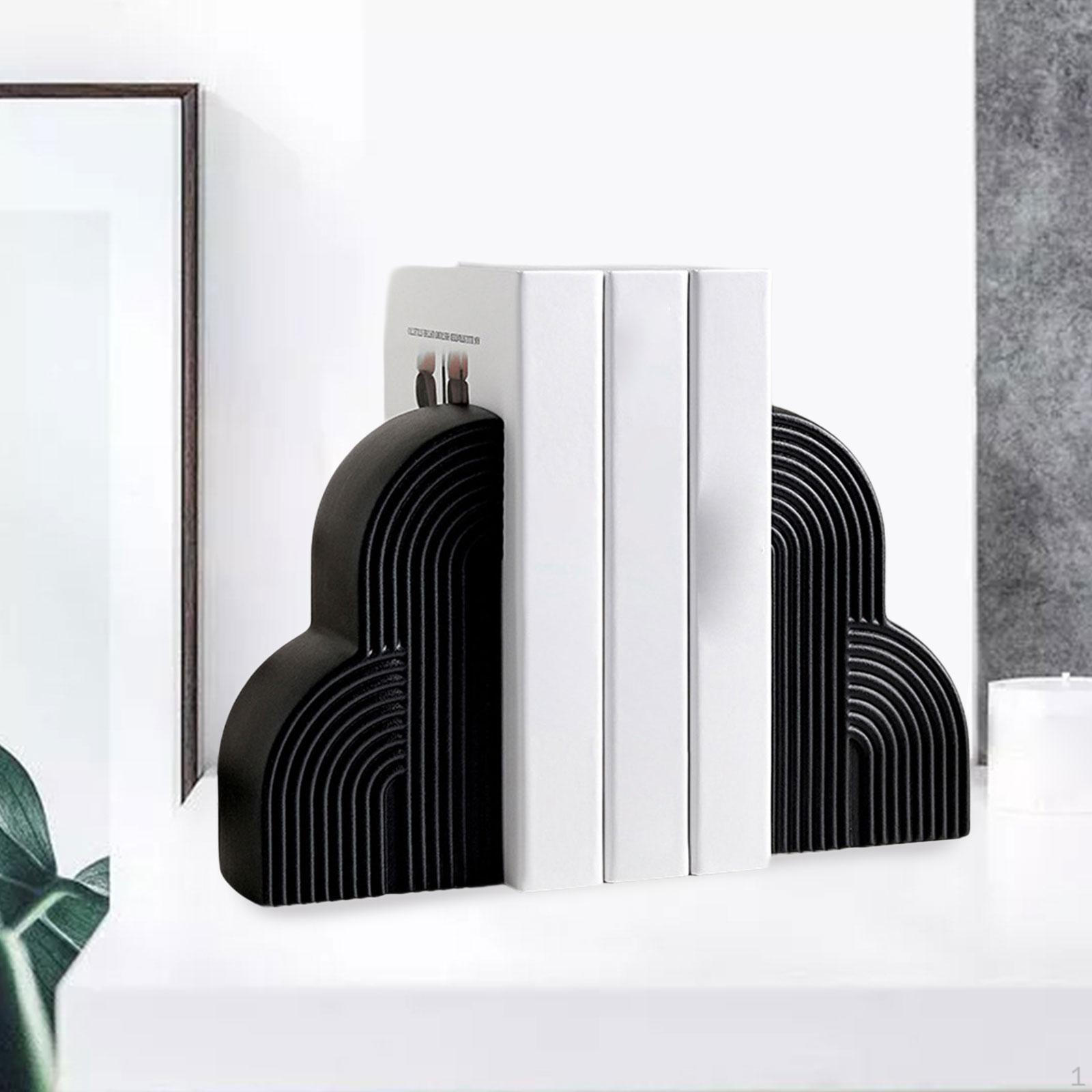 

2 шт. эстетичные держатели для книг, стопоры для книг, держатели для прилавков, книги рецептов, виниловые пластинки чёрный