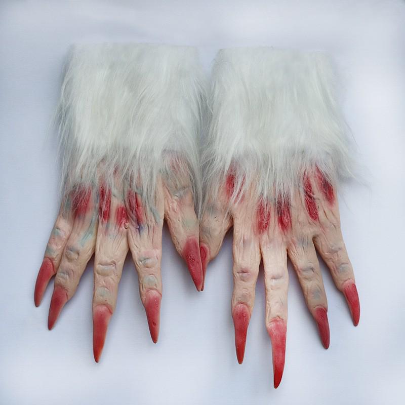 Unisex Scary Ghost Claw Gloves Halloween Costume Accessories for Masquerade, Pranks, and Photo Props