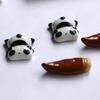 1 Pcs Cute Panda Chopstick Rack Ceramic Ware Porcelain Spoon Fork Chopsticks Holder Table Supply Kitchen Accessories Small Tool
