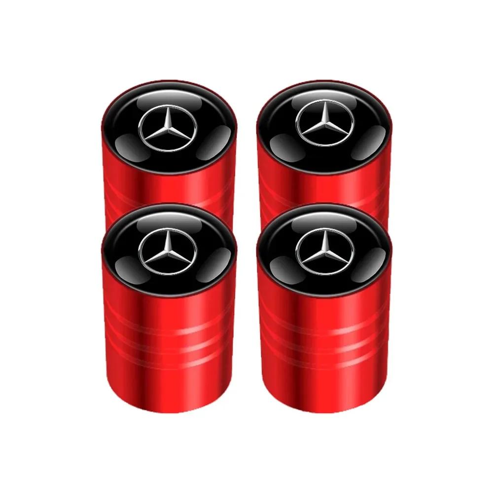 

2025 Горячие Для Mercedes Benz 4 шт. Колпачки на клапан шины колеса автомобиля Защитные колпачки на ниппель для MERCEDES BENZ W203 W204 W205 W209 W210 W211 W212 W
