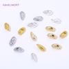 18K Gold Plated Irregular Spacer Beads For Bracelet Making Finding,Separator For Beads,Brass Loose Beads,Supplies For Jewelry