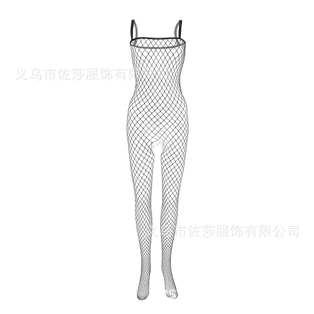 Sexy lingerie sexy suspenders big mesh leakage cute