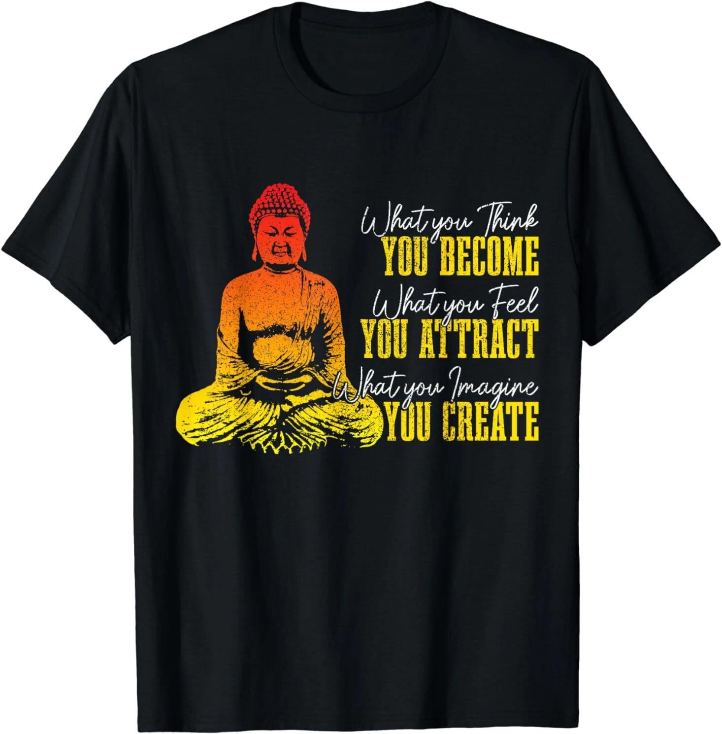 NEW Buddha Buddhism Quote Mandala Meditation Spiritual Yoga Gift T-Shirt S-3XL XL