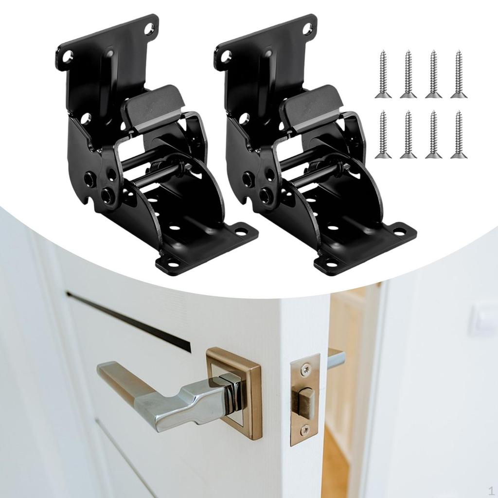 2 Pieces Furniture Folding Supports 0-90-180 Degrees Accessories with Versatile Locking