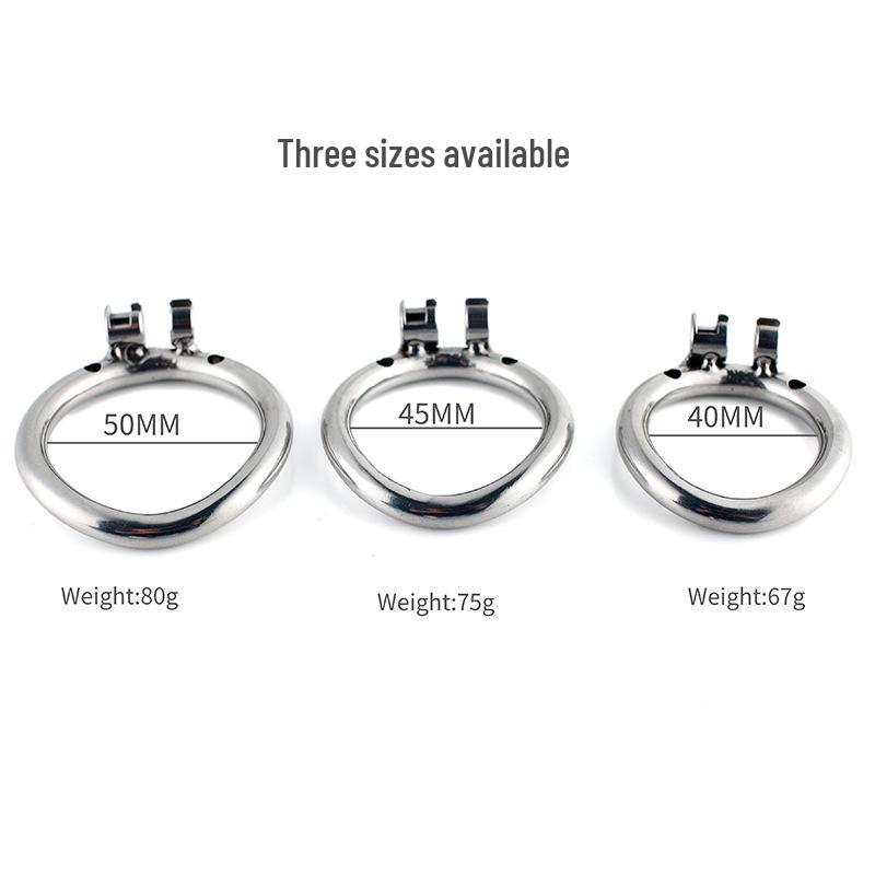Men's Metal Chastity Cage BDSM Training Anti-Cheating Erotic Micro Punishment Toy