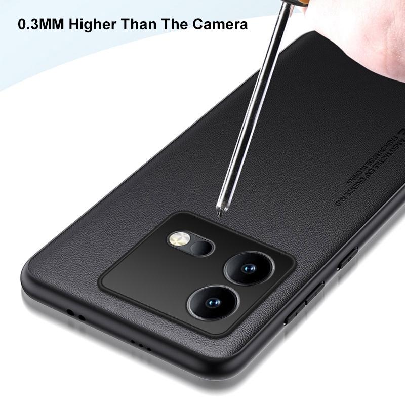 Luxury Leather Phone Case For Vivo iQOO Neo 8 Pro Neo8 5G Matte Cover Silicone Protection Case For iQOO 8 Pro iQOO8 8Pro Coque