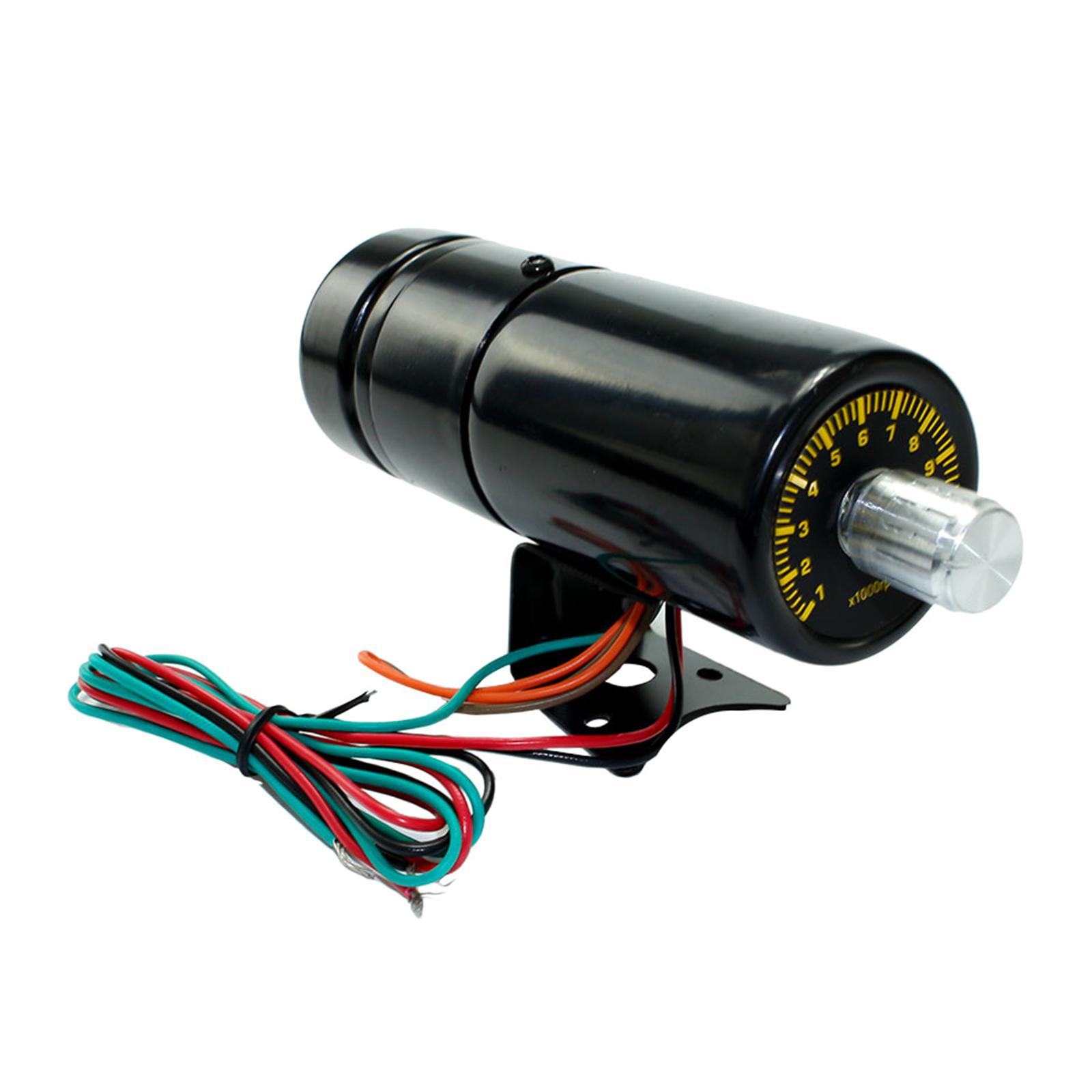 

Светодиодный регулируемый тахометр об/мин тахометр переключатель света 1000-11000 об/мин универсальный 37 мм автомобильный счетчик тахометра синий