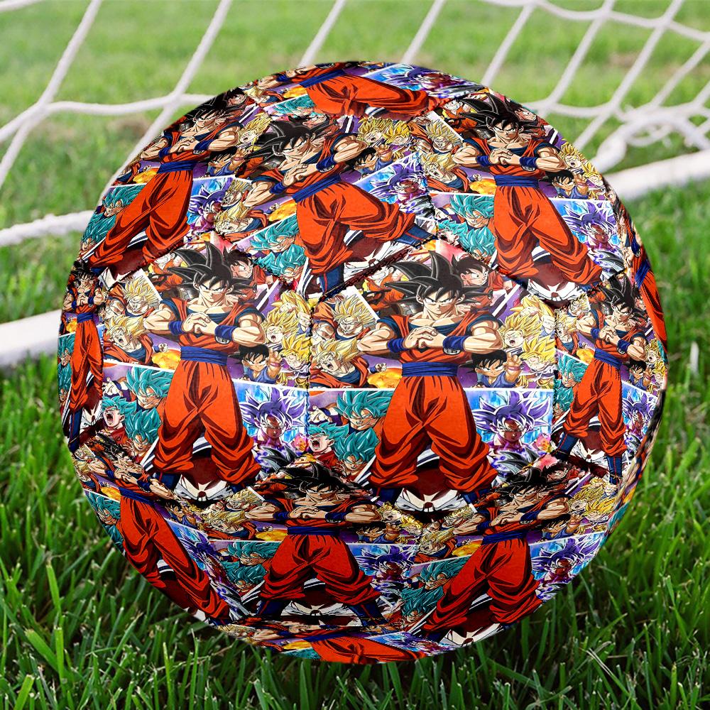 DRAGON BALL Print Size 5 Soccer Ball, Standard Match Football for Sports Game and Team Practice, Ideal Gift for Soccer Fans