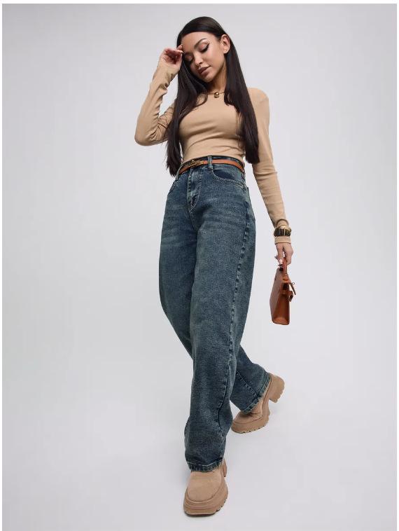 

2025 Women s Wide-Leg Jeans for Autumn – Russian Foreign Trade 32