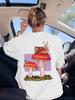 Snail Mushrooms Printing TShirts Women Basics Loose Short Sleeve Tops ONeck Soft T Shirts Summer Comfortable Womans Clothes