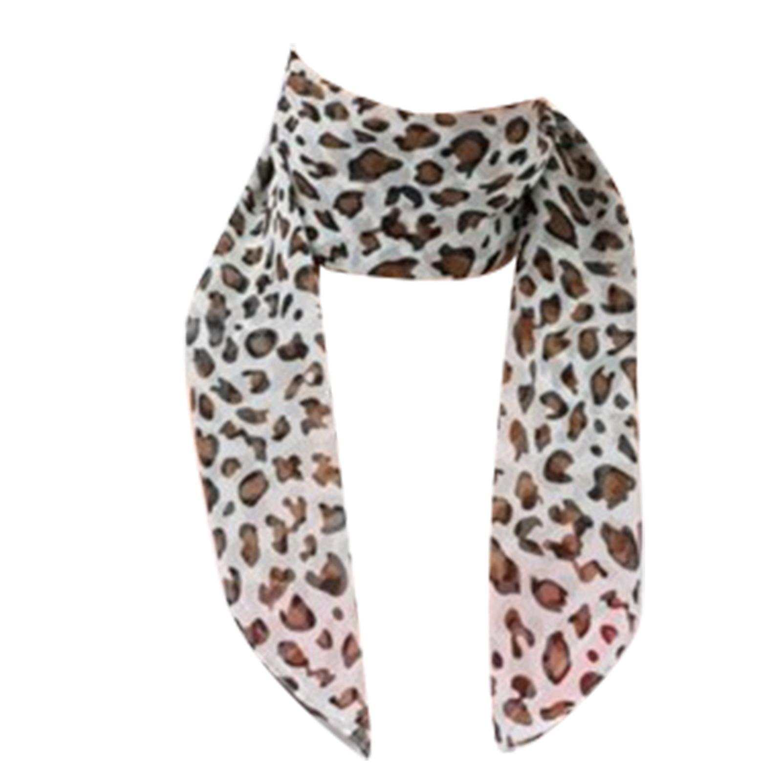 

Leopard Pattern Neck Scarves Suitable for Various Outdoor Activity and Daily Wear for Casual and Sports Activity білий
