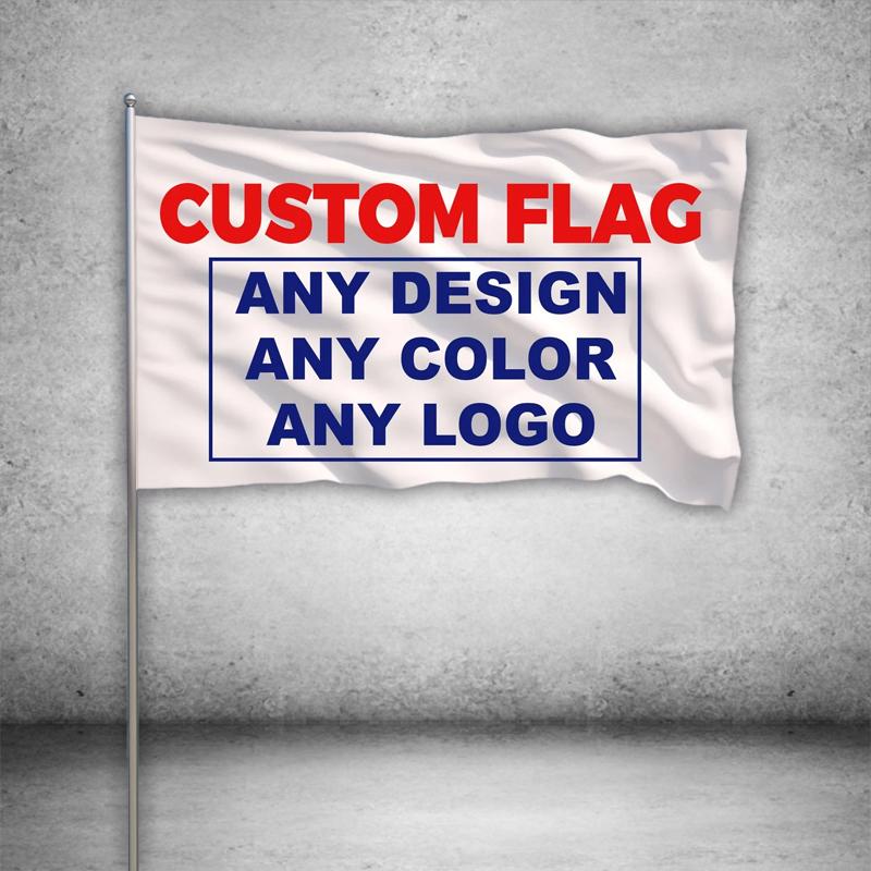Customizable 3x5ft Polyester Flying Flag Custom Logo on Polyester Material 3X5FT