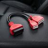 16+32 Pin OBD2 Bypass Cable Pink OBD2 Diagnostic Cable OBD2 Extension Cable  Diagnostic Tool