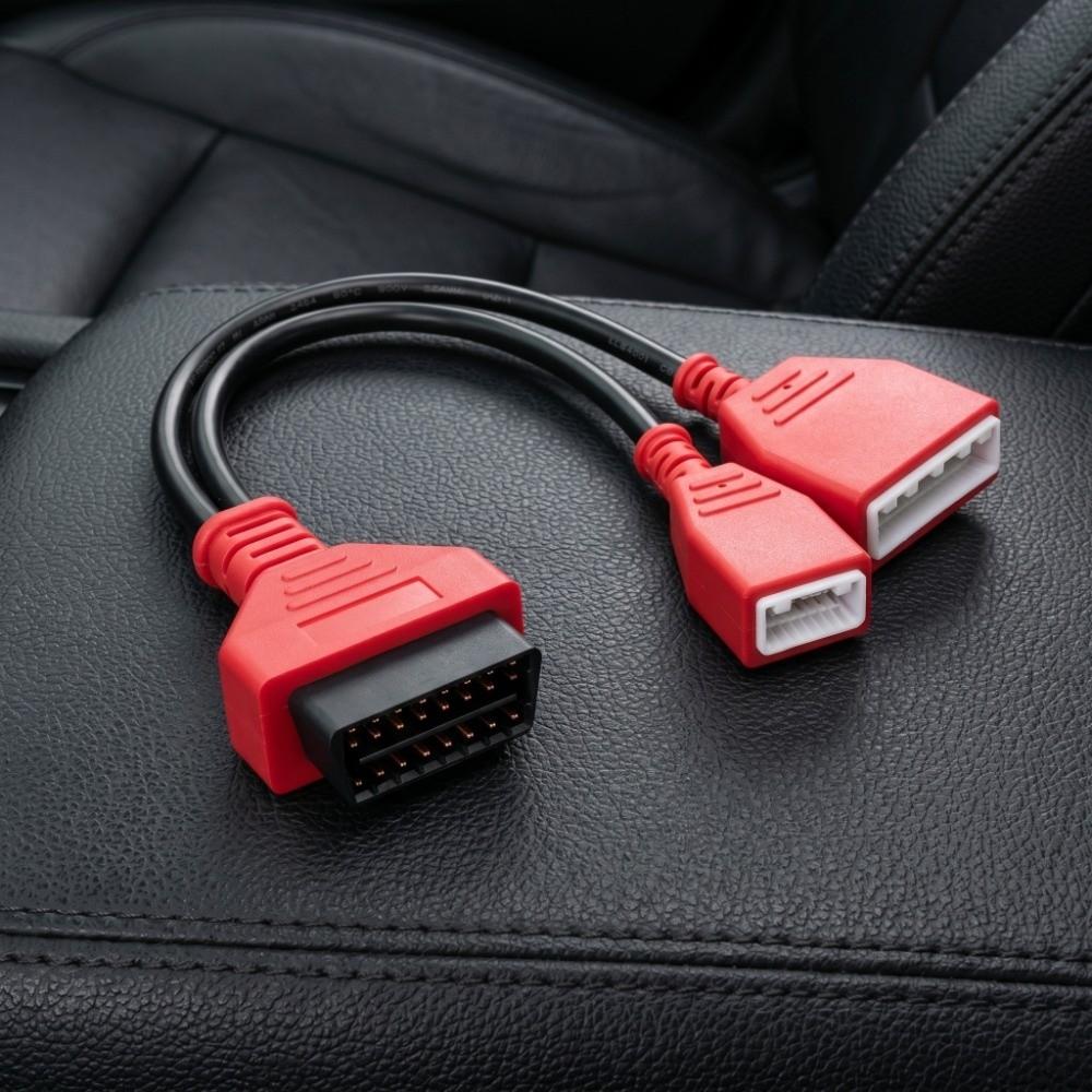 16+32 Pin OBD2 Bypass Cable Pink OBD2 Diagnostic Cable OBD2 Extension Cable  Diagnostic Tool
