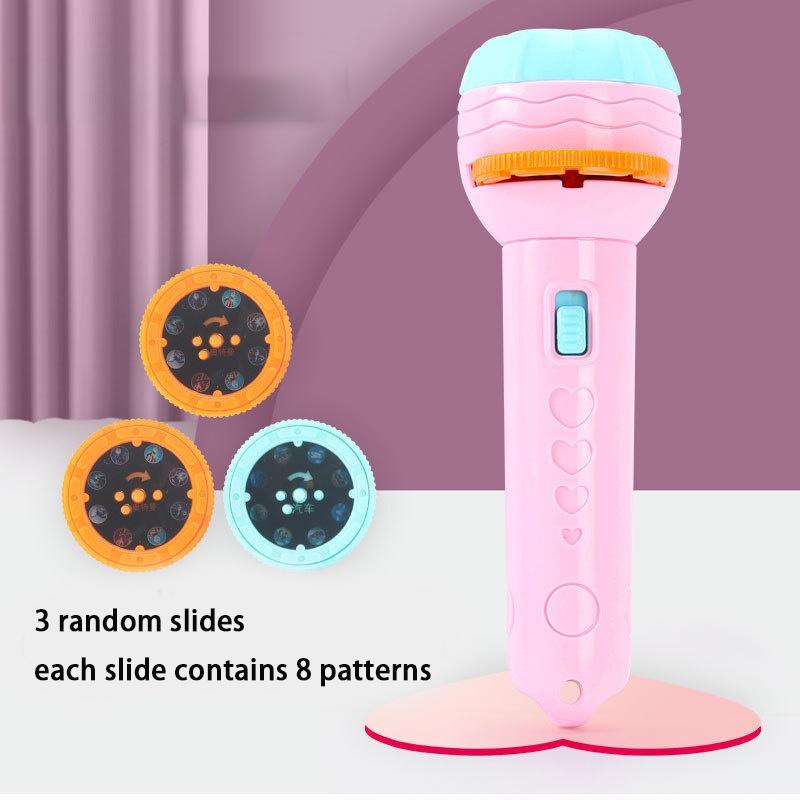 Baby Schlafen Geschichte Buch Taschenlampe Projektor Taschenlampe Lampe Spielzeug Frühe Bildung Spielzeug für Kind Urlaub Geburtstag Weihnachten Geschenk Leuchten spielzeug