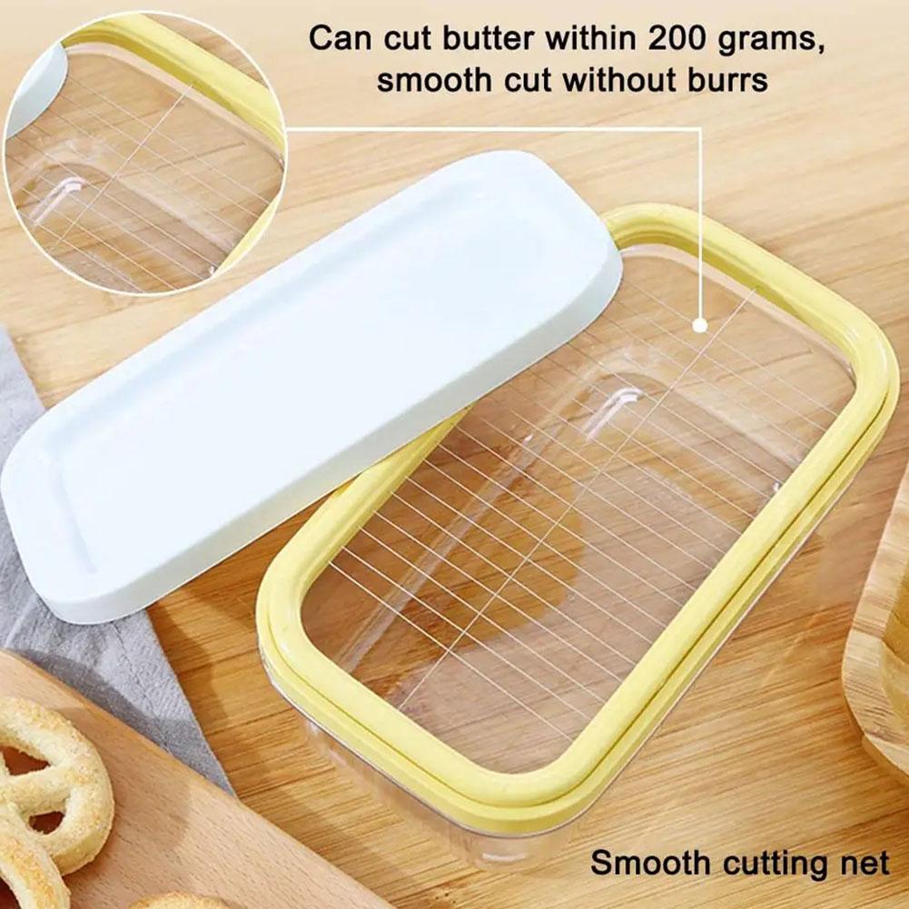 Butter Cutting Box Auxiliary Covered Butter Cutter Storage Storage Box Baked Cheese Cheese Slicing Storage Box