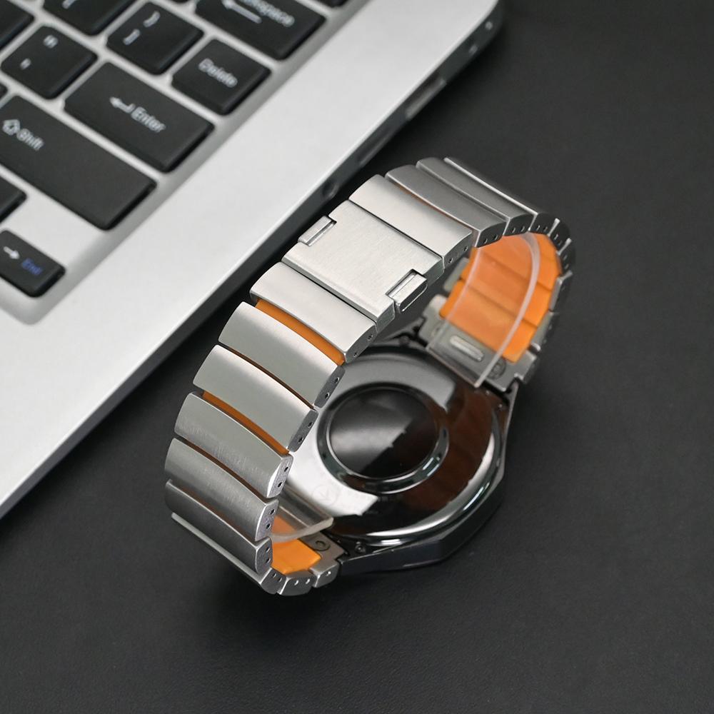 22mm Titanový řemínek pro Huawei Watch GT6 Pro 46mm Watch 5 Ultimate 2 Luxusní náramkový pásek pro Oneplus Watch 3 pro Seiko Náramek