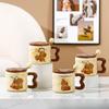 Kapibala Mug Internet Celebrity Capybara Cup Cute Cartoon Ceramic Water Cup Milk Fufu Coffee Cup Souvenir