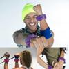 2 Stück Verstellbare Handgelenkgewichte Tragbare Handgelenk-Fußgelenkgewichte Armband für Übung Joggen Yoga