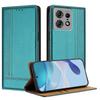 For Motorola Edge 50 Pro 5G Case L-Shaped Grid Pattern Leather Stand Phone Cover with Card Slots