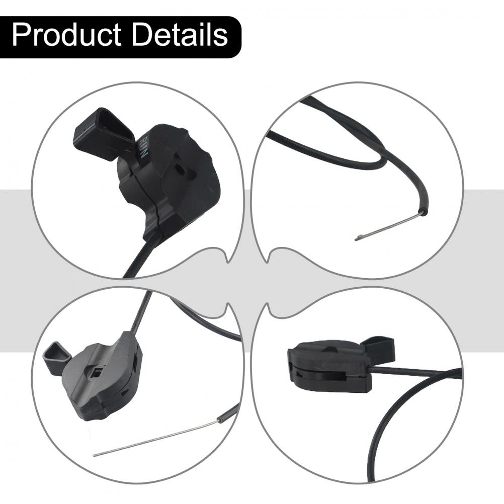 Heavy Duty Steel Cable Throttle Control for Rover 4 Stroke Cutters Easy to Use