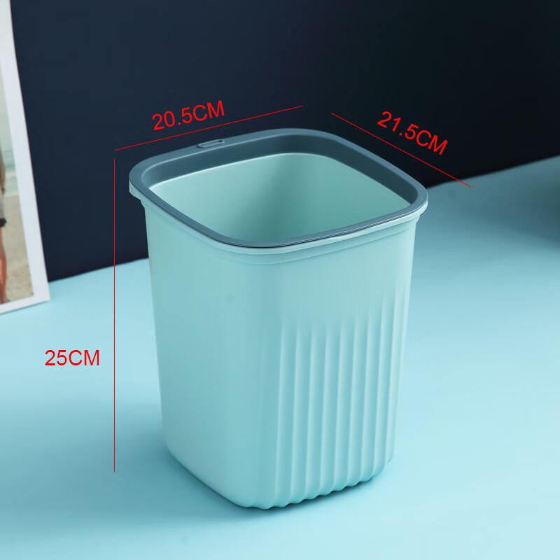 Kapa Bear Striped Square Open-Top Waste Bin