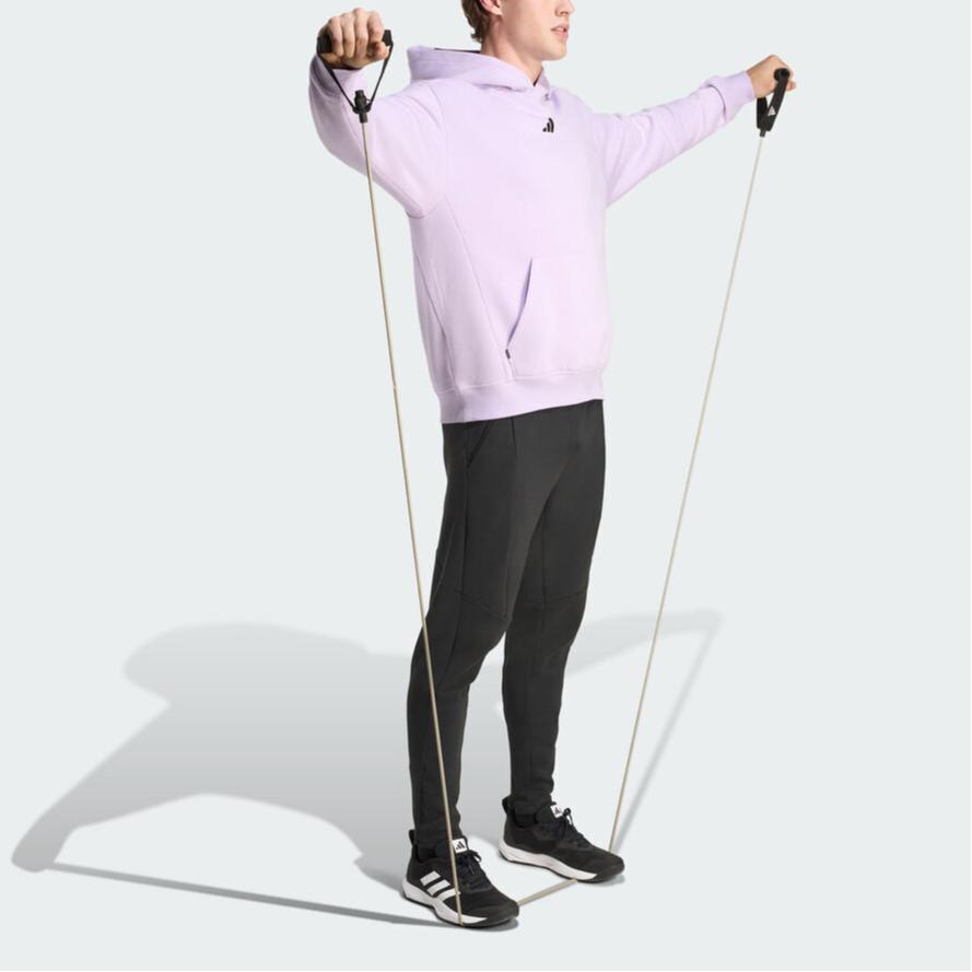 Adidas Sweatshirts Men's Purple Hooded Moderate JZ6252