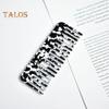 Cellulose Acetate Hair Comb Wide Teeth Anti-static Scalp Massage Pocket Comb Marbling Men Women Wet Dry Short Long Curly Hair Detangling Comb