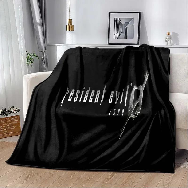 D Resident Evil Gamer Blanket Soft Cozy Throw for Living Room Bedroom Travel Perfect Child Birthday Gift