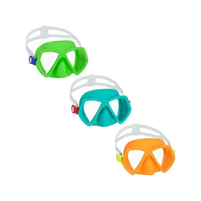 Bestway Tauchmaske für Erwachsene Anatomisches Band Verschiedene Farben +14 Jahre Strand und Pool 22056