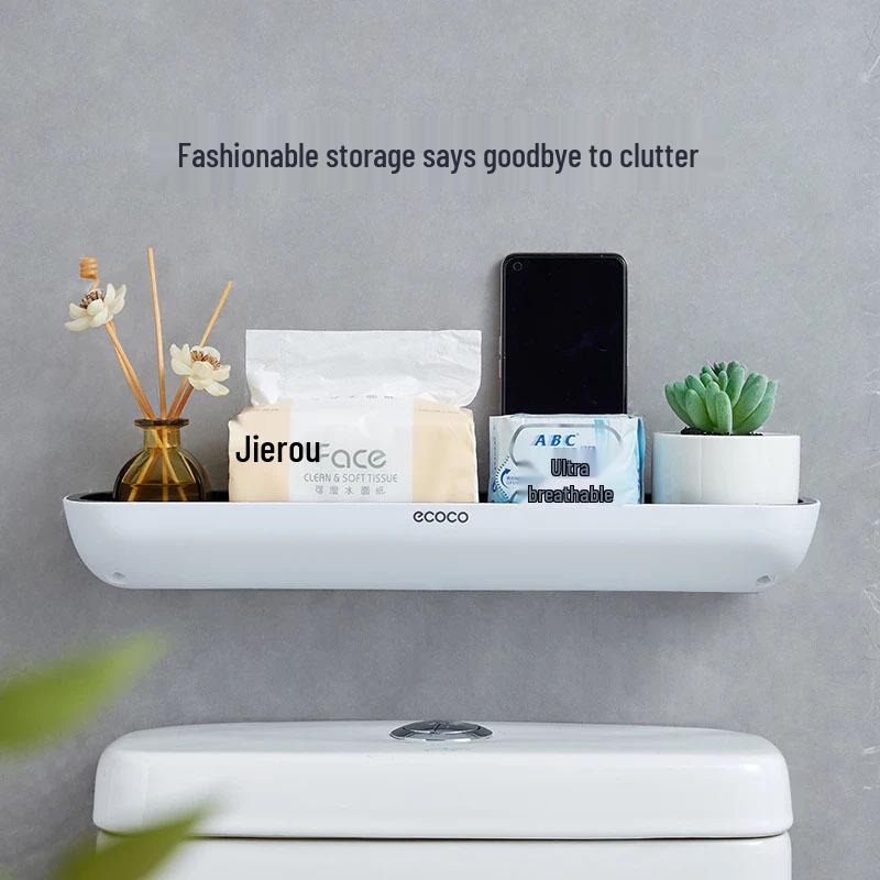 Yikeke Scaffale da Bagno Multi-Funzione da Parete