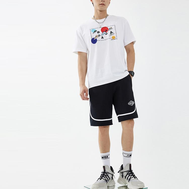 Anta Basketball Collection Basketball Shorts Men's Black Moderate Sports Shorts 952131303-2