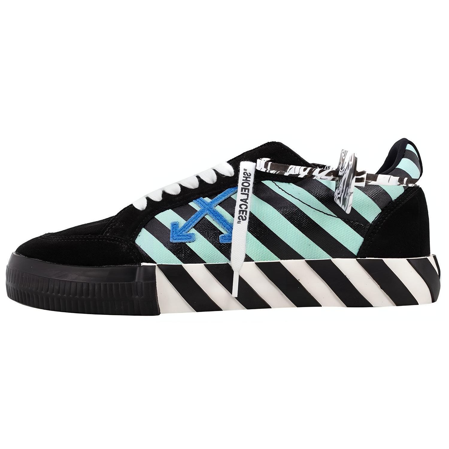 

Off-White Vulc Sneaker Low Black Green Men Sneakers Blue OMIA085R21LEA006-1045 41