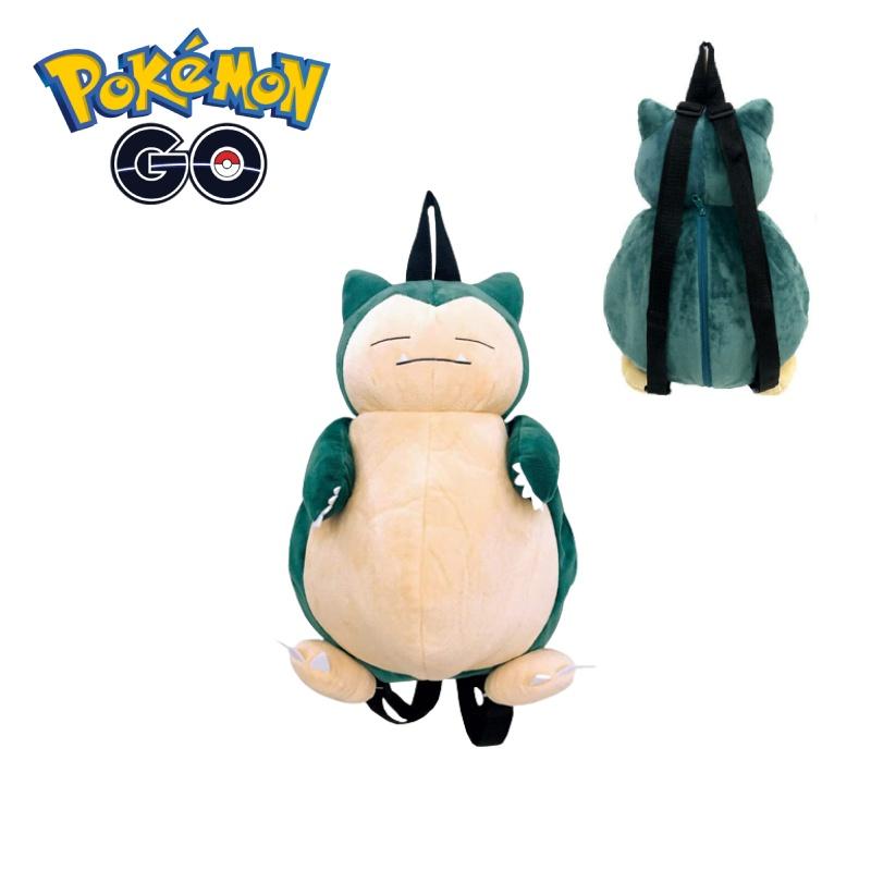 Roztomilý batoh s Pokémony Kabigonem pro děti, plyšová taška Snorlax