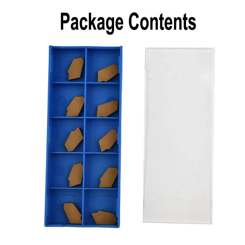 10pcs ZQMX 3N11-1E SP300 GTN-3 3mm Cut-Off Grooving Carbide Inserts CNC Tool