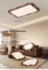 Vintage Solid Wood Eye Protection Ceiling Light for Living and Dining Rooms