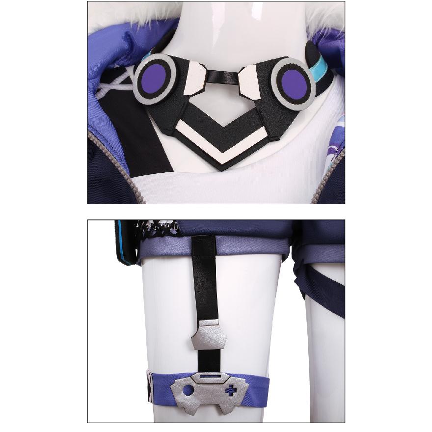 Game Honkai:Star Rail Silver Wolf Cosplay Costume Uniform Halloween Carnival Party Christmas Play Role Clothes Clothing