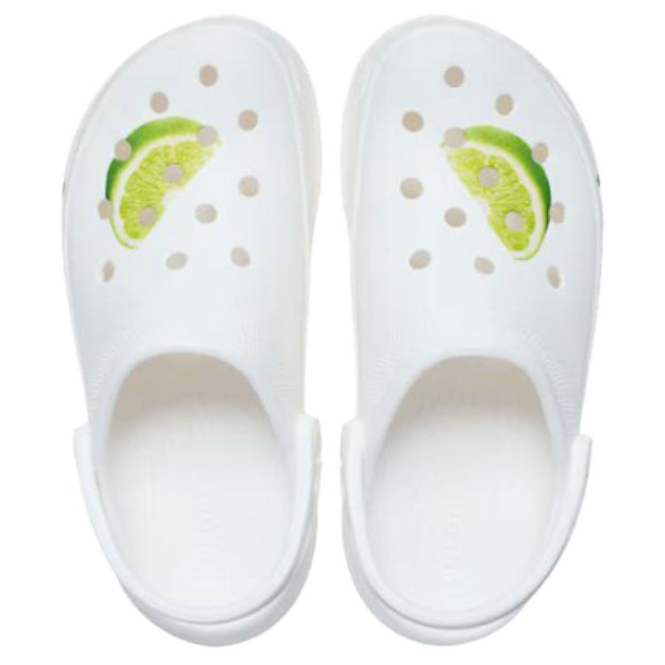 Crocs Bae Clog Casual Hole Shoes Women's White Green