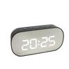 Multifunctional Electronic Clock Bedside Alarm Clock LED Mirror Clock Large Screen Digital Clock Multicolor 6506
