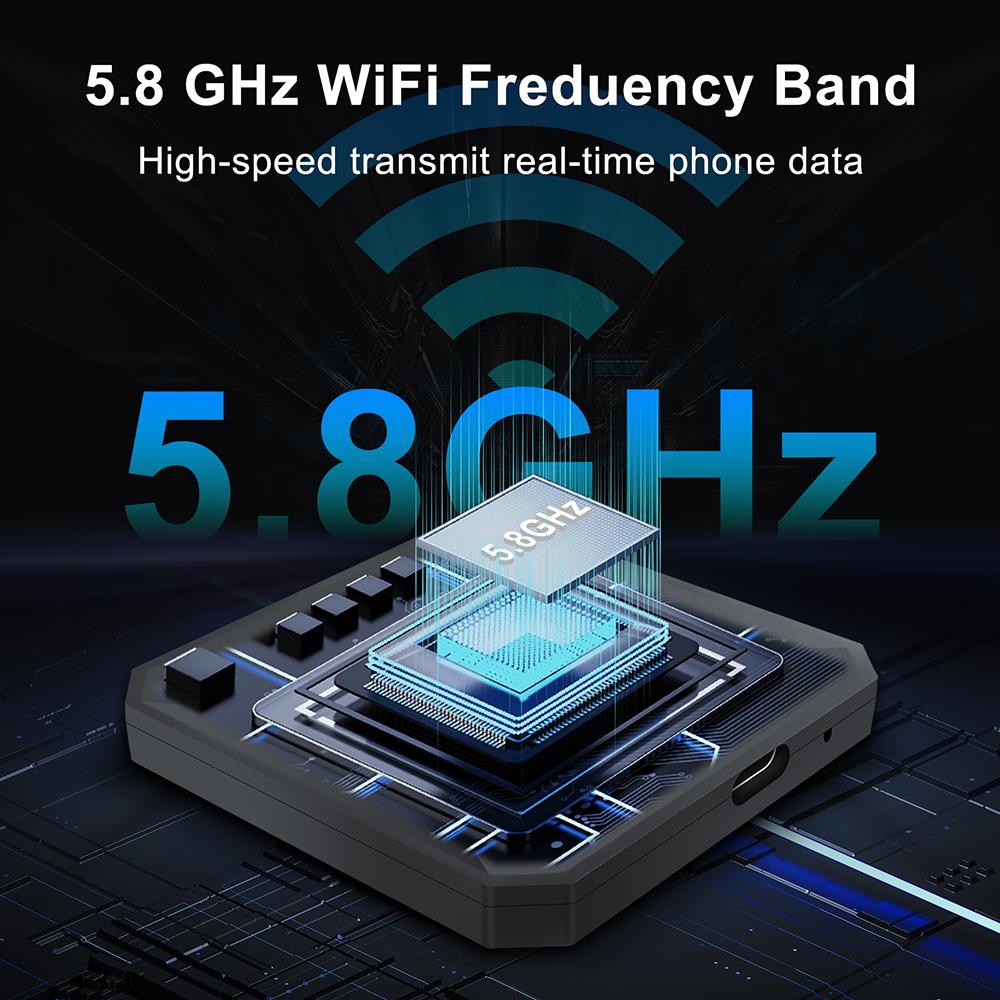 NEW 2in1 Wired to Wireless CarPlay Android Auto Adapter for OEM Car Stereo With USB Plug and Play