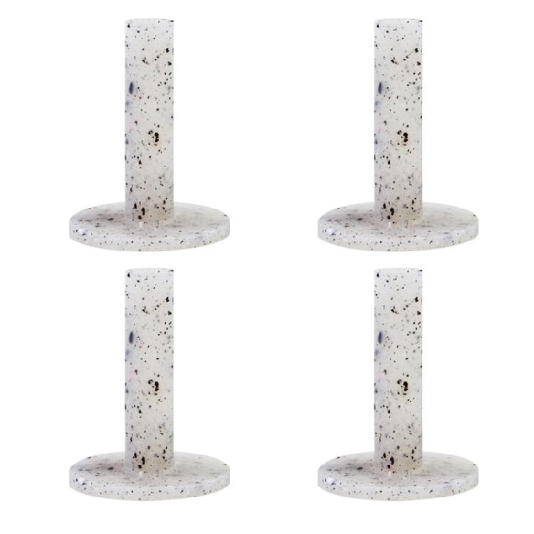 4 Pcs Golf Practice Tees Indoor and Outdoor Golf Soft Rubber Tees Holder