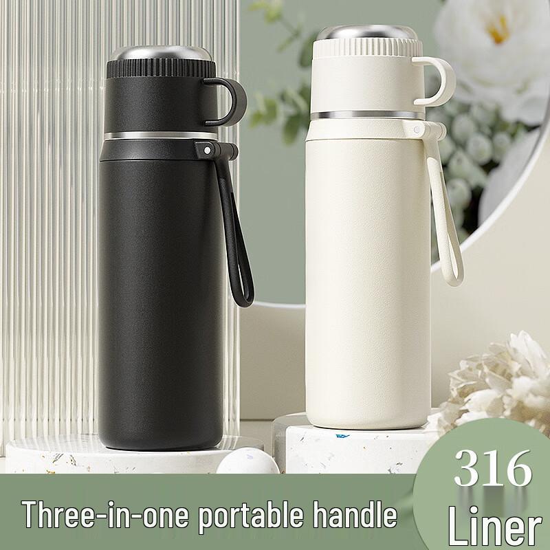 Haofeng 316 Stainless Steel Insulated Tea Tumbler with Straw