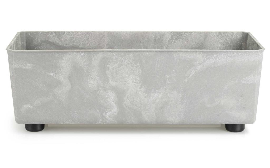 Salvia Gray Concrete Flower Box