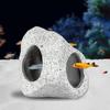 Purple Sand Aquarium Decoration Fish Shrimps Shelter House Pottery Landscaping Ornaments Decor Fish Tank Submarine Cave Decor